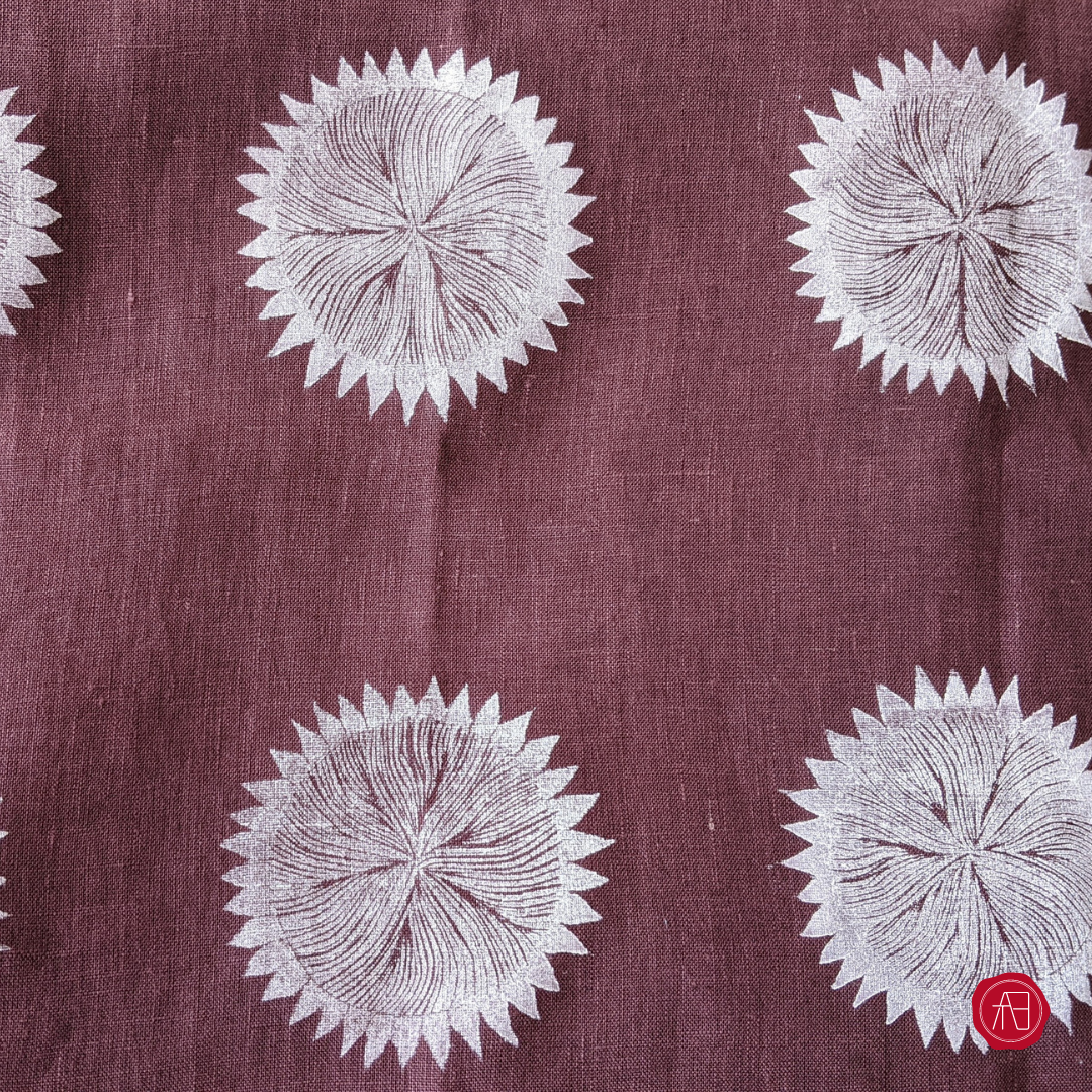 Block printed flax linen towels,collab by ArthlyBox (ArthlyCreative) and Jonique Co