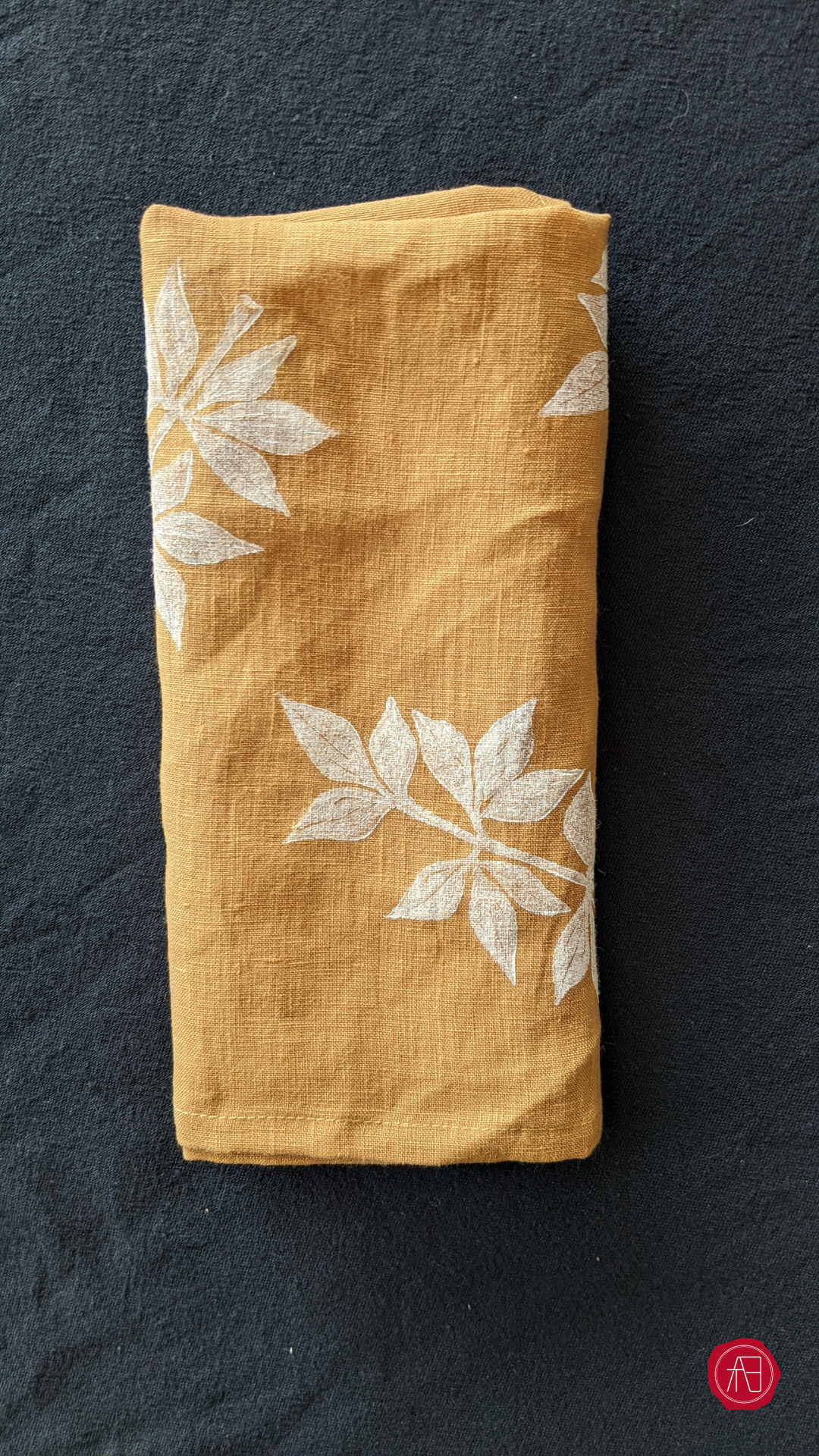 Block printed flax linen towels,collab by ArthlyBox (ArthlyCreative) and Jonique Co