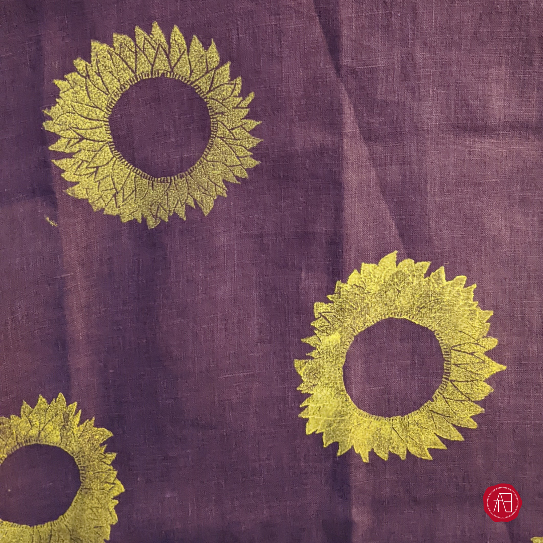 Block printed flax linen towels,collab by ArthlyBox (ArthlyCreative) and Jonique Co
