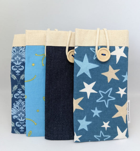 Blue Fabric reading glasses by Mabel and Tallulah Melbourne