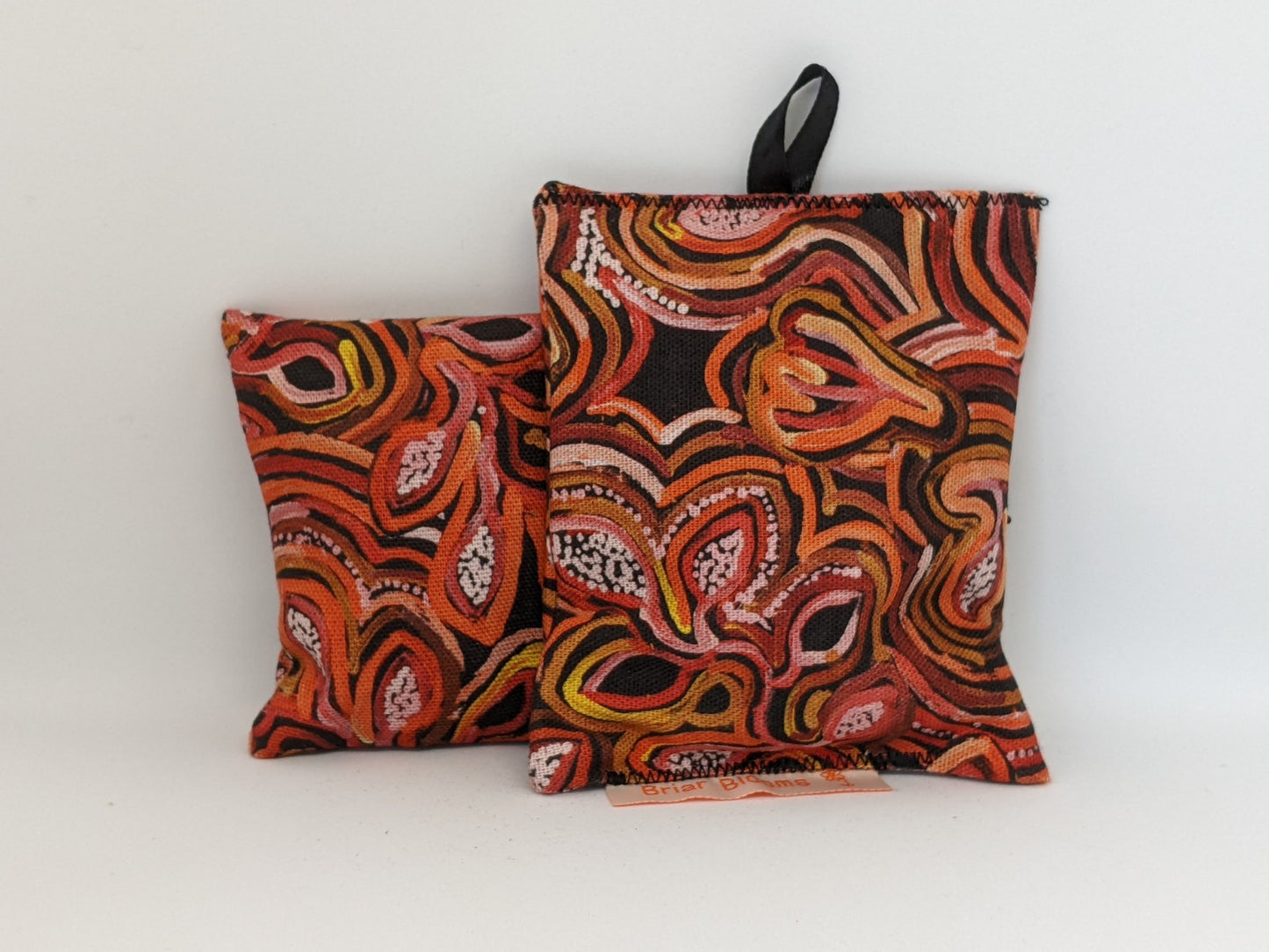 Indigenous print botanical drawer sachet