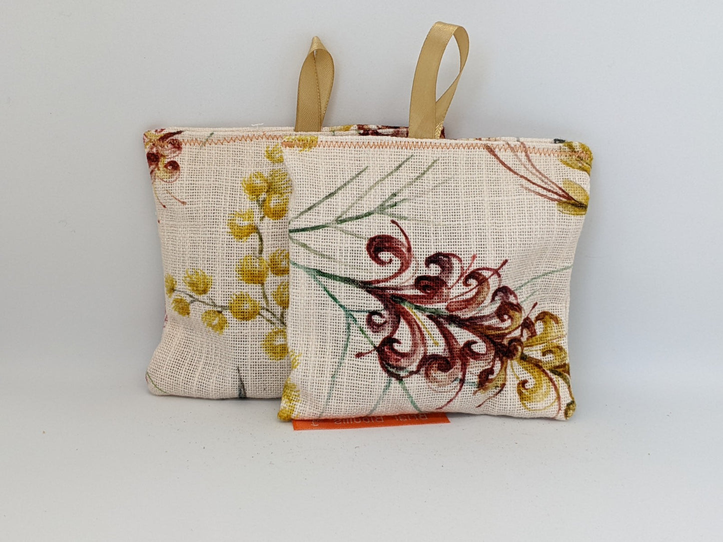 Flower print botanical drawer sachet