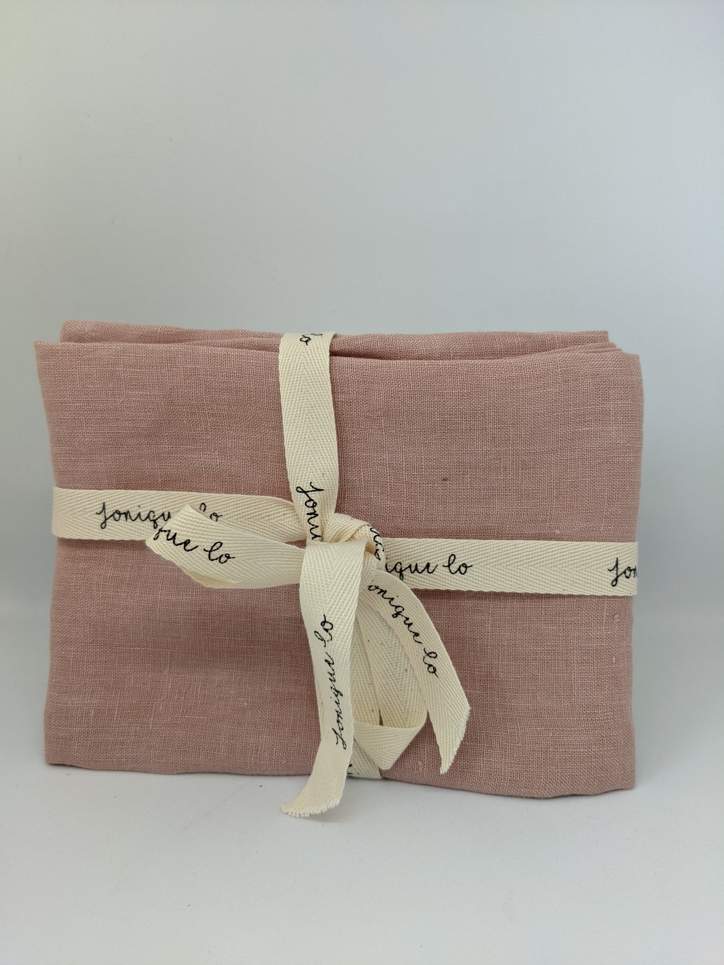 Light pink Linen Towels by JoniqueCo. Melbourne