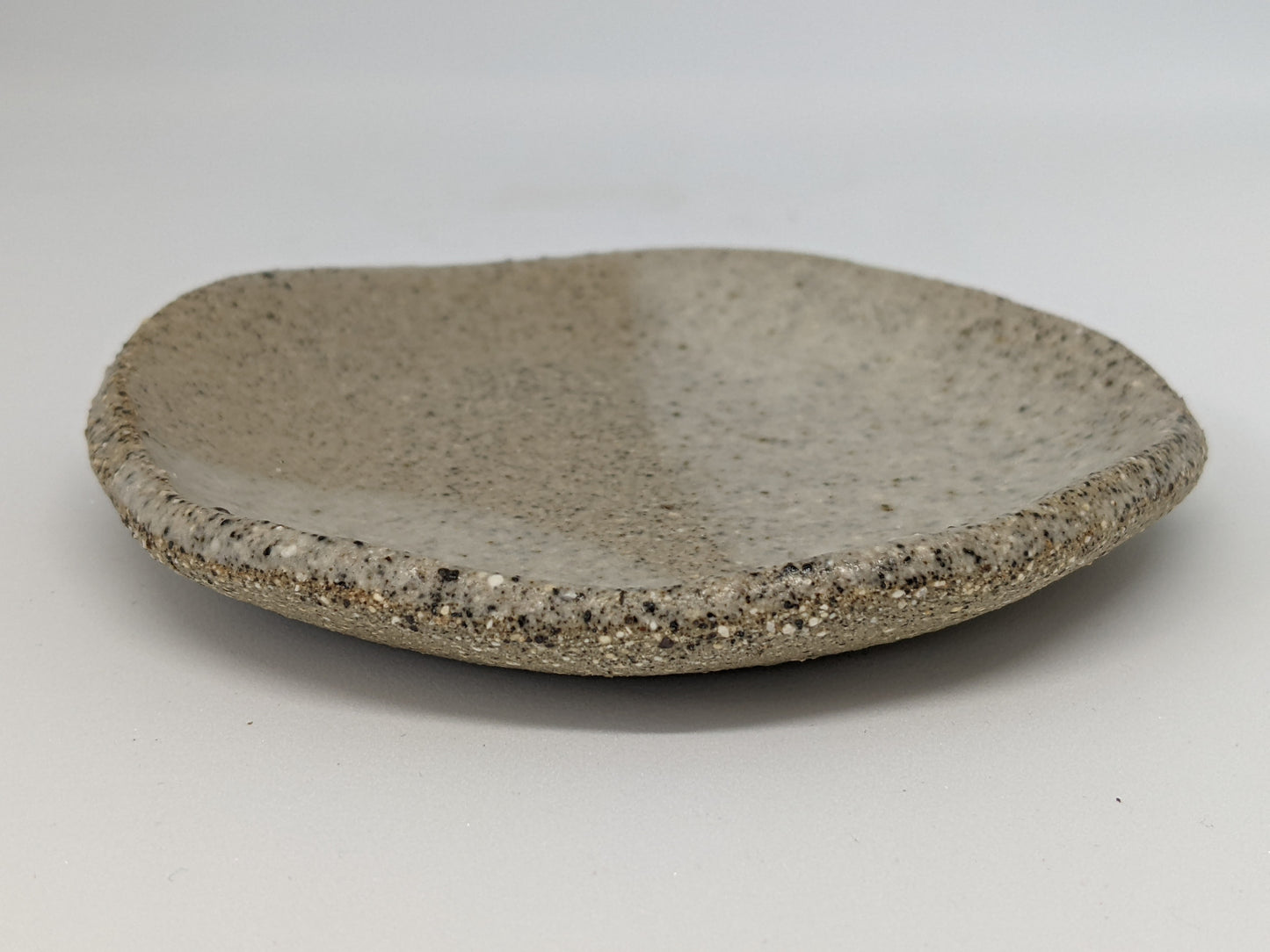 Earthy grey colored ceramic small tray