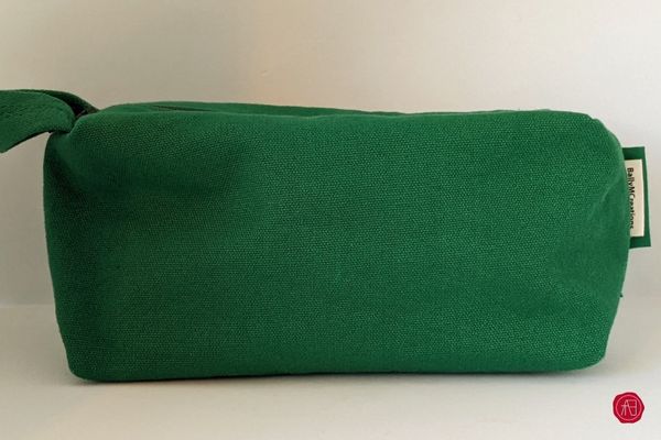 Green Handmade multi purpose toiletry bags zero waste gender neutral